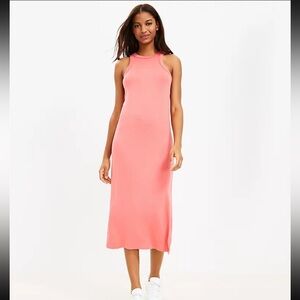 Sleeveless Coral Dress